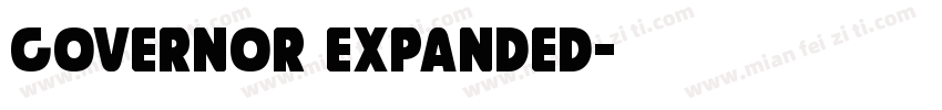 Governor Expanded字体转换